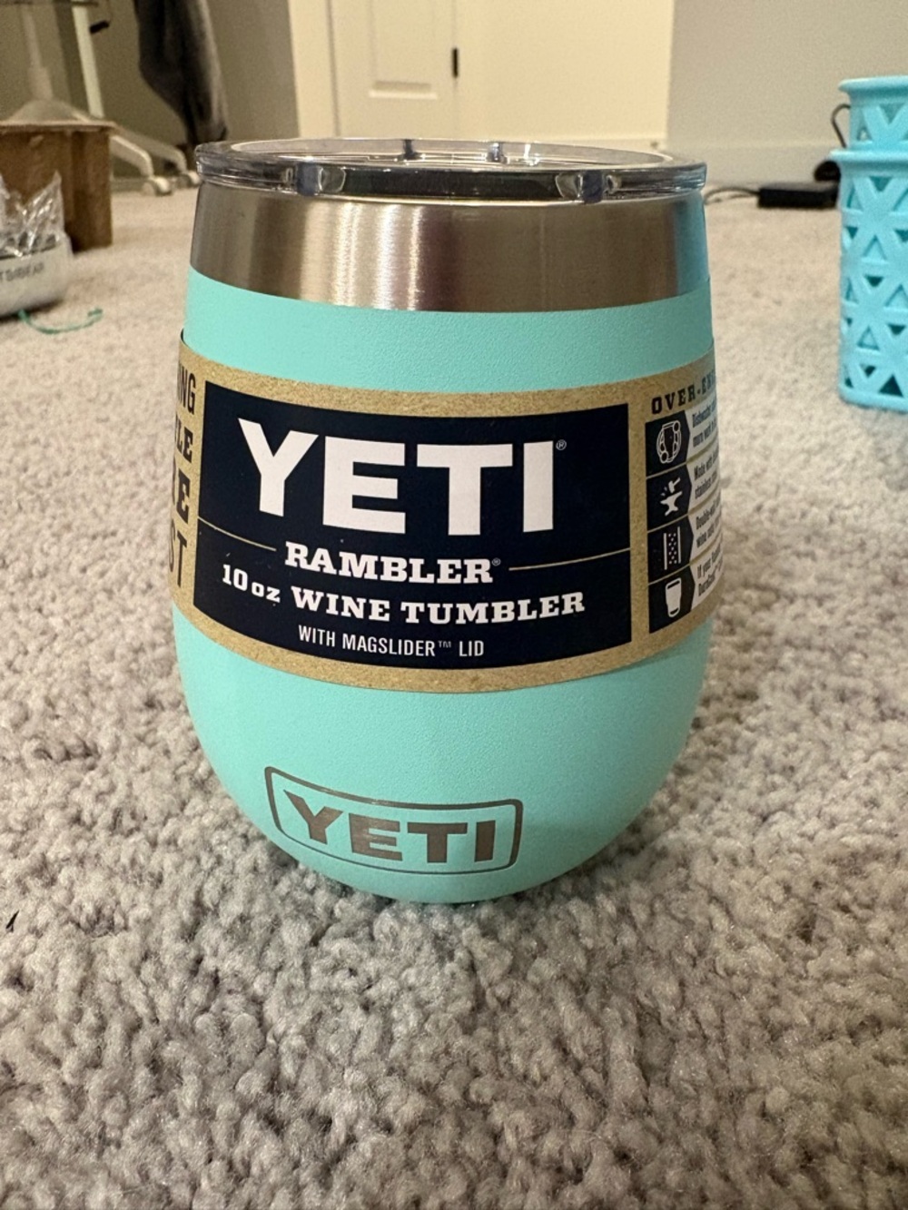 YETI Rambler 10 oz Wine Tumbler Seafoam